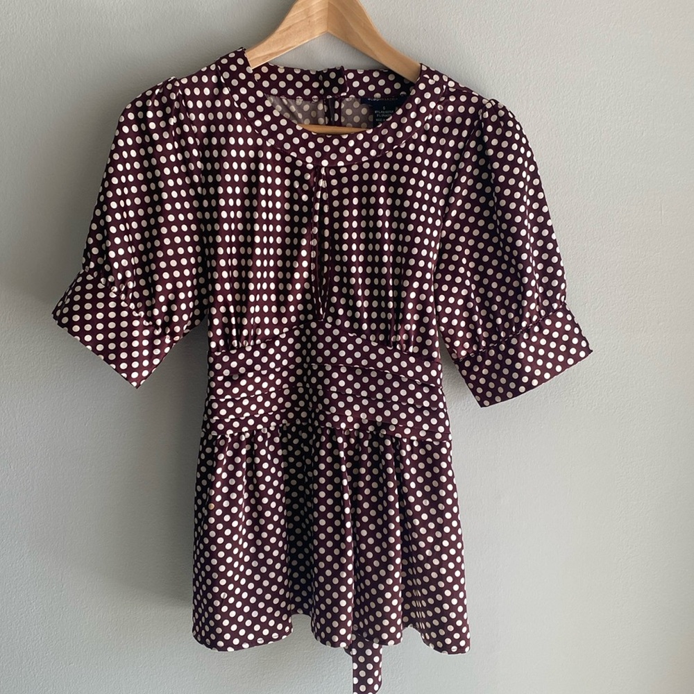 Women’s BCBG Polka Dot Shirt Sz S